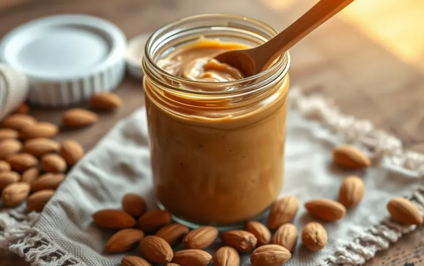 beurre d'amande maison : recette simple et naturelle