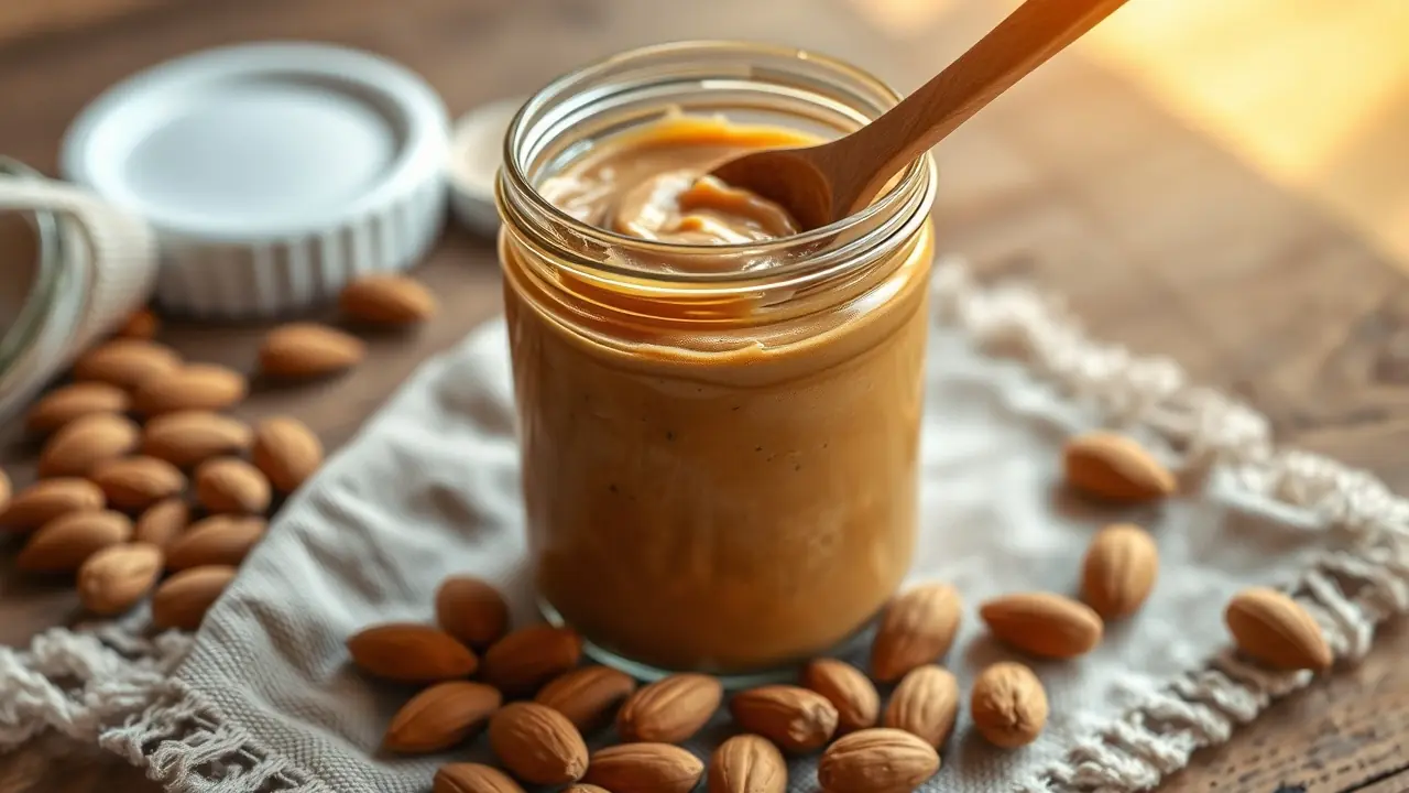 beurre d'amande maison : recette simple et naturelle