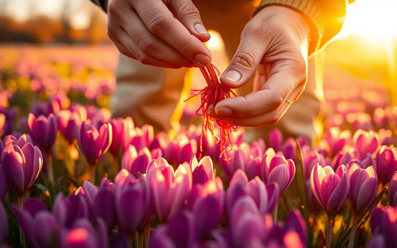 récolte du safran en france : histoire, terroirs et producteurs