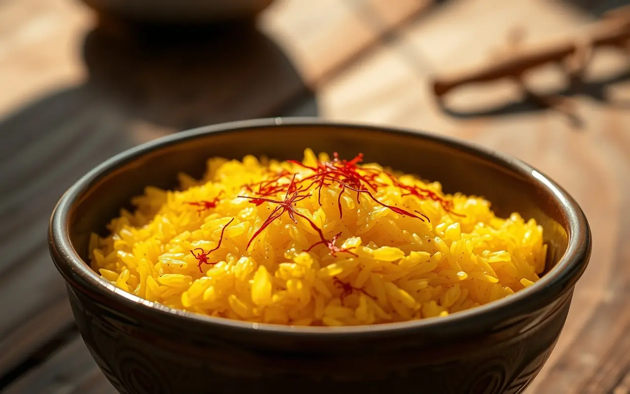 riz au safran recette parfaite pour une assiette dorée et parfumée