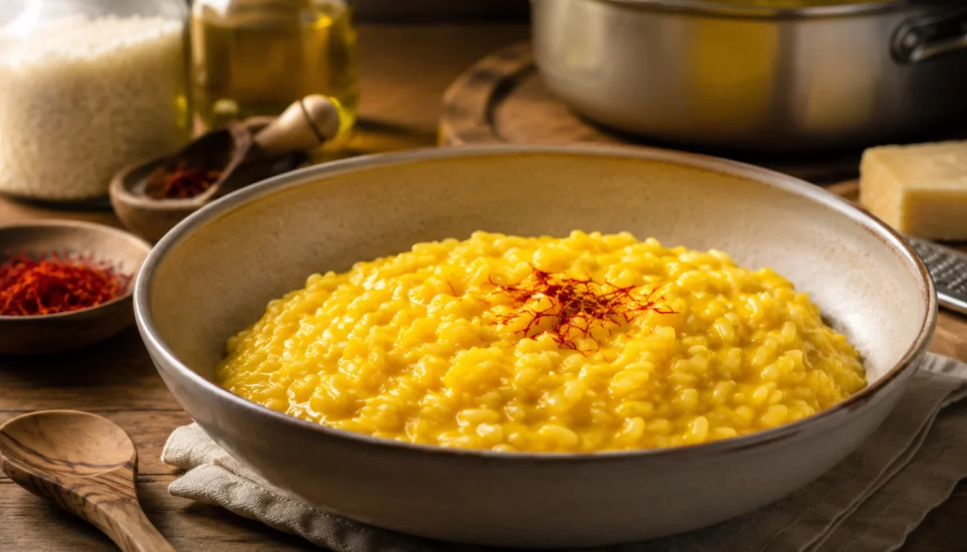 Risotto au safran maison : la méthode que j'utilise pour qu'il soit vraiment crémeux sans mascarpone